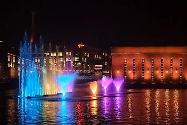 mini projector: Музыкальные светодиодные фонтаны — проектирование и установка под ключ — 9