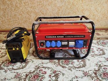 ацитиленовый генератор: Бензиновый генератор YAMAHA AV6500 - Тип: бензиновый электрогенератор — 3