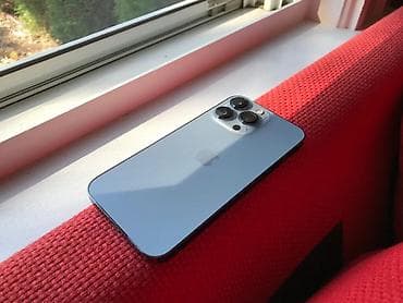 IPhone 13 Pro, Б/у, 256 ГБ, Sierra Blue, Чехол, 73 %