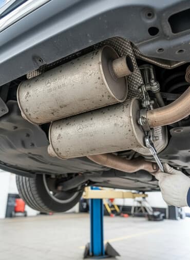 бытовая техника из германии: Глушитель Mercedes-Benz Б/у, Оригинал, Германия — 1