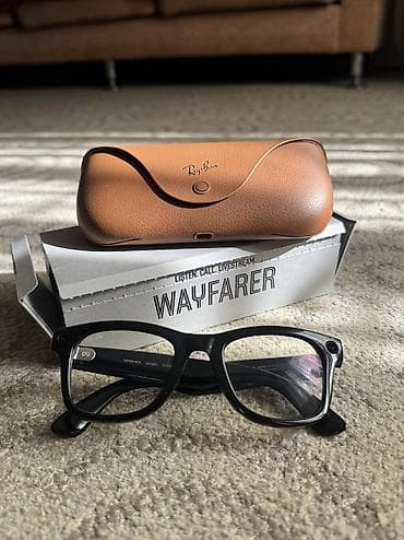 Солнцезащитные очки: Солнцезащитные очки очки, Ray-Ban, Унисекс, Вайфареры, Оригинал, Б/у — 1