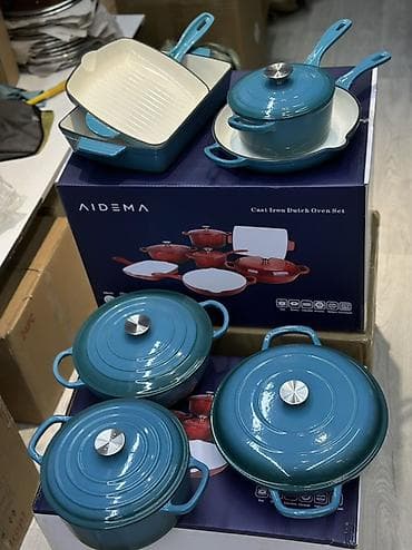 Набор чугунной посуды AIDEMA — Cast Iron Dutch Oven Set Состав и