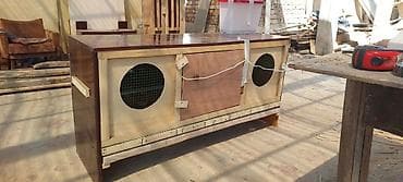 продать животных: Деревянный вольер/переносной ящик для животных или птицы. - Материал — 2