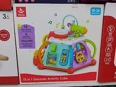 11 лет: Развивающий центр Hola “15 in 1 Discover Activity Cube” - Возраст — 1