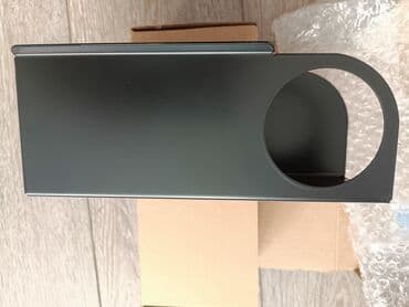 продаю чёрный металл: Держатель для туалетной бумаги черный металлический с полочкой и — 4