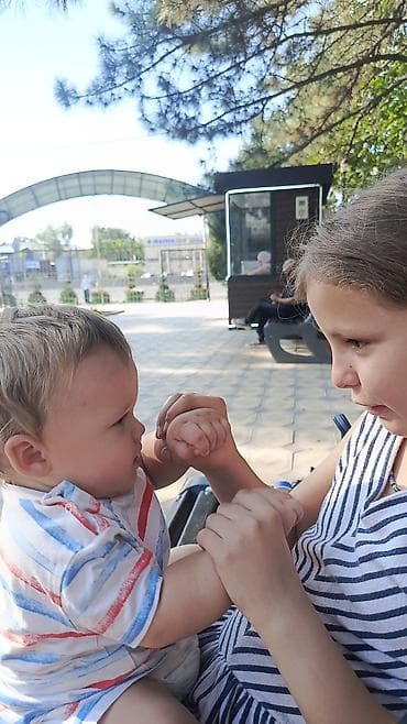 детское платя: Няня. для детей любого возраста - Модель: сарафан без рукавов - Принт — 1