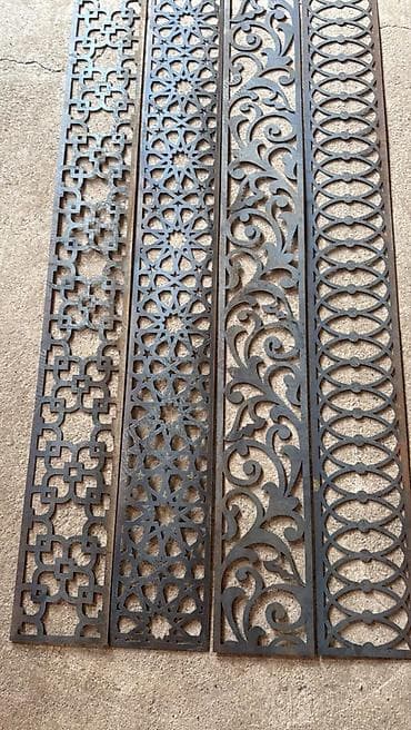 Декоративные металлические панели/вставки для интерьера и экстерьера