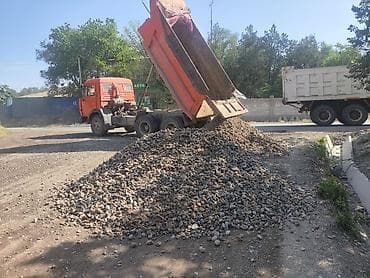 Щебень, Для дороги, Насыпью, Камаз