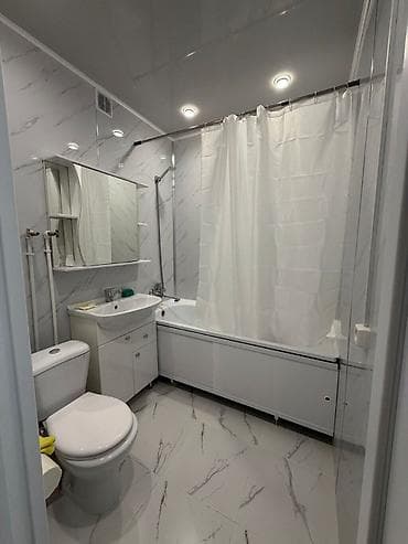 flat osh: 1 комната, 34 м², 105 серия, 1 этаж, Евроремонт — 2