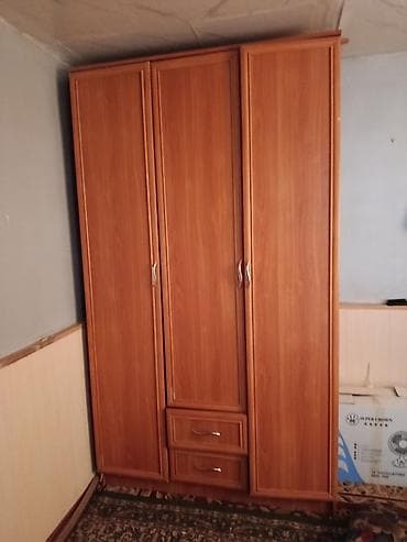 Шкафтар: Шифоньерлер, кийидер үчүн шкафтар, Түз, ЛДСП — 2