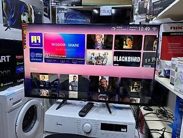 ТВ и видео: Телевизор samsung QN45F smart tv с интернетом youtube, 110 см — 2