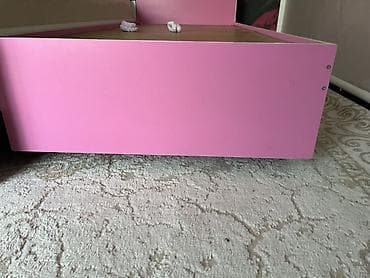 Кийим үчүн комоддор: Кийим үчүн комод, Күзгүсү менен, ЛДСП, түсү - Кызгылт — 5