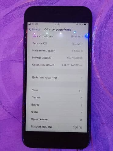 ipod 3 touch: IPhone 8, 256 ГБ, Черный, Чехол, Кабель — 3