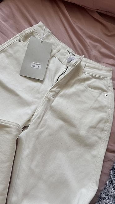 Джинсы, Прямые, Hollister, Высокая талия