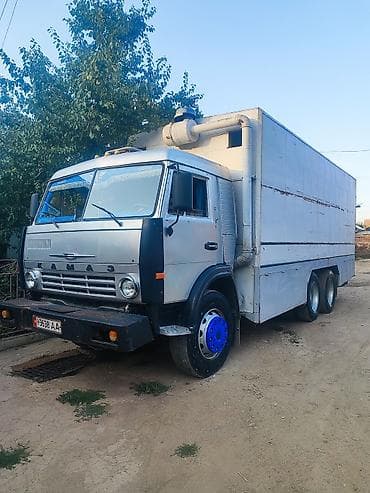 КАМАЗ зерновоз с прицепом - Тягач КАМАЗ 6×4 с установленным