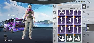 Аксессуарлар: Аккаунт PUBG Mobile с косметикой и ресурсами Содержимое: - Окраски — 6