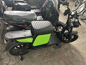 литий ионные аккумуляторы: Электроскутер с выносным литий-ионным аккумулятором - Тип — 4