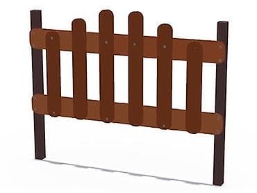заборы из дерева: Детское ограждение/забор для игровых зон Описание: - Секции — 2