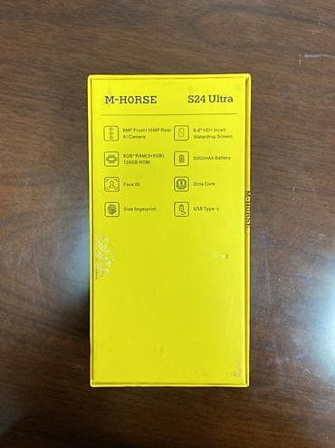 камеры видио: Смартфон M-HORSE S24 Ultra (4G) Характеристики по коробке: - Экран — 2