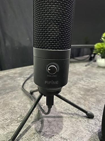Студийный USB-микрофон FIFINE Хорош для стрима и звонков Б/у, в