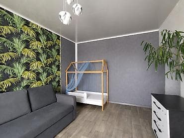 1: 1 комната, 37 м², Кок-Жар мкр 105 серия, 9 этаж, Евроремонт — 1