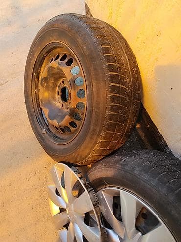 Железные Диски R 16 Hyundai, Пара, отверстий - 5, Б/у
