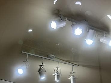 study lamp: Трековый светильник с поворотными спотами, белый - Система на прямом — 3