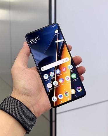 Poco X6 Pro 5G, Б/у, 256 ГБ, цвет - Черный, В рассрочку, 2 SIM