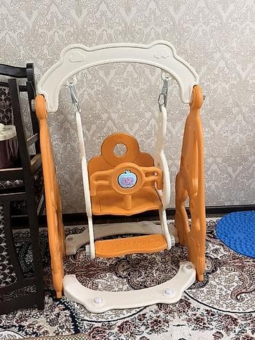 Детские качели: Детские качели, Подвесные Для дома, Пластик — 1