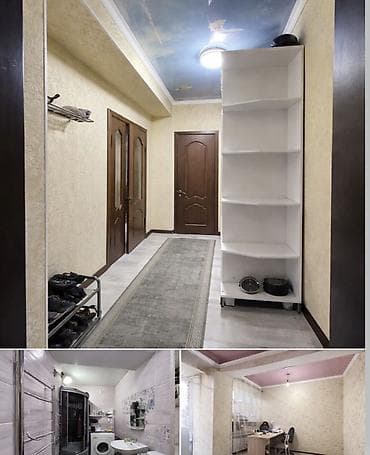 мкр джал: 2 комнаты, 55 м², 12 этаж, Евроремонт — 3