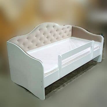 детский кровать для девочке: Детская односпальная кровать, Новый, Для девочки, Для мальчика, С матрасом, ДСП, Бесплатная доставка — 2