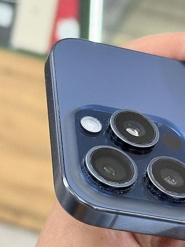 poco с55: IPhone 15 Pro Max, Б/у, 512 ГБ, Blue Titanium, Защитное стекло, Чехол, 89 % — 7