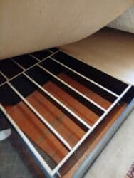 б у мебель в караколе: Двуспальная кровать, Б/у, С матрасом, длина - 220 см — 3