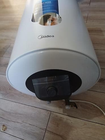 Бытовая техника: Водонагреватель накопительный Midea (электрический) б/у только тен не — 3