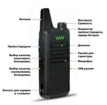 бу рации: 2 раций за 2500 сом. В отличном состоянии, как новые — 1