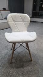 где купить автомобиль в рассрочку: Стул для кухни, Новый, Дерево, цвет - Белый — 1