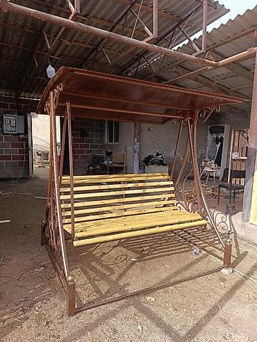 кызыл орук: Бакча селкинчеги Металл, Жөлөнгүчү менен, Чатыры менен — 2