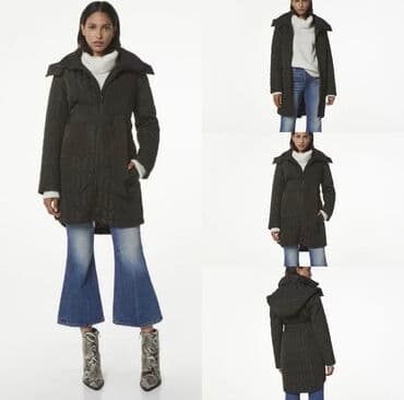 женский кофта: Женские куртки ANDREW MARC. Стеганое пальто Lyness с узором "елочка" и — 3