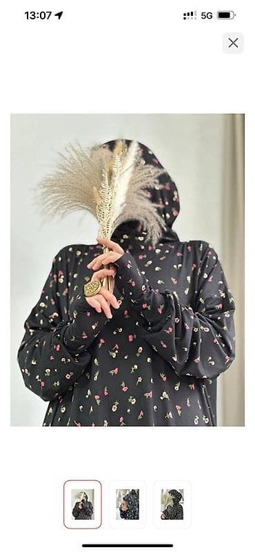 одежда для намаза: Женский молитвенный комплект в пол с капюшоном Все размеры есть - — 9