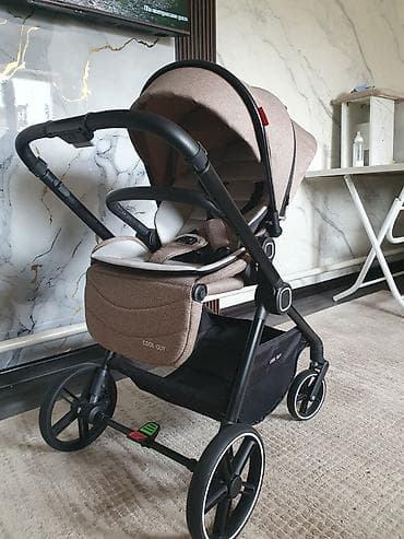 электронные машинки: Прогулочная коляска Cool Guy (бежевый меланж) - Удобное прогулочное — 4