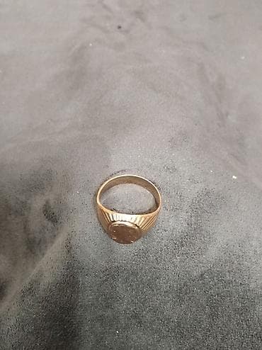 Браслеты: Кольцо, Печатка, Проба 585, Мужские, Без вставки, Советские (СССР), Новый — 9