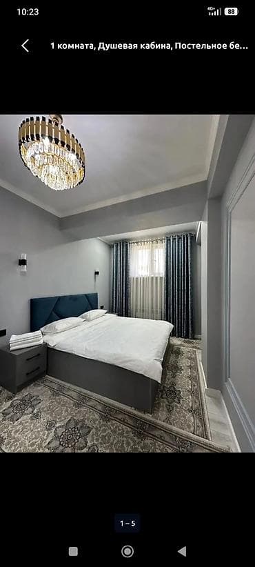здают квартиры: 1 комната, Люкс, элитка, Азия Молл, Душевая кабина, Постельное белье, Кондиционер — 10