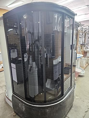 Сантехника: Душевая кабина Полукруглая, Покрытие: Тонированное — 3