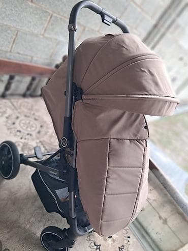 Коляски: Коляска, Другой бренд, цвет - Коричневый, Б/у, Самовывоз — 4