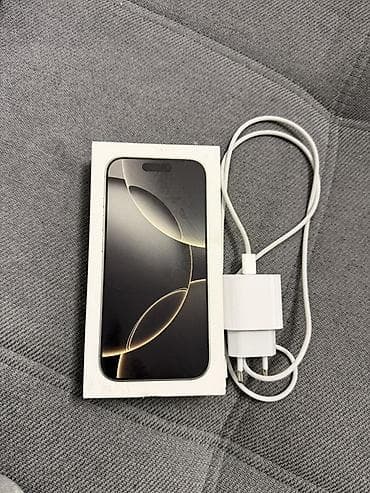 macbook 2012: IPhone 16 Pro, Б/у, 256 ГБ, Natural Titanium, Коробка, 100 % — 2