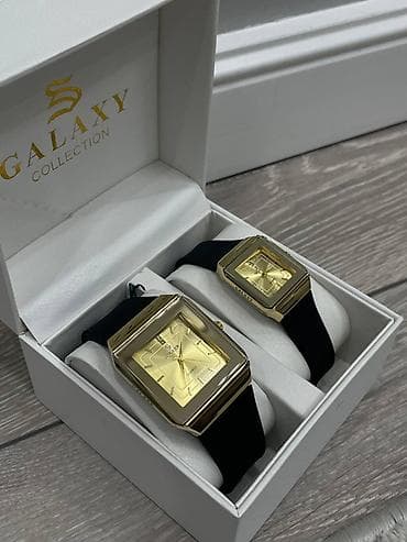 Сумкалар: Парные часы Galaxy Collection — набор из двух аналоговых часов в — 4