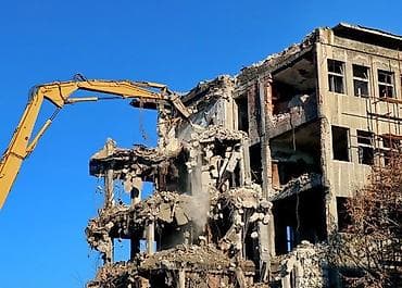 Профессиональный демонтаж зданий и сооружений - Механизированный снос