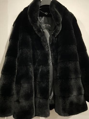 продаю лиса: Шуба оригинал !LIVATO Premium Quality, черная - Бренд: LIVATO — 2