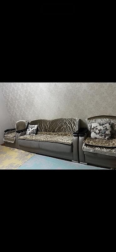 Строительные растворы и добавки: Мягкий гарнитур для гостиной: диван + 2 кресла - Комплектация — 4