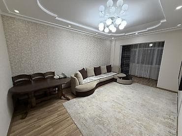 3 бөлмө, 80 м², 106-серия, 7 кабат, Евроремонт